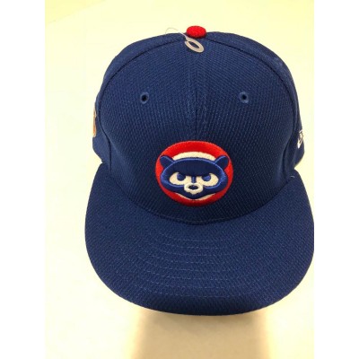 Chicago Cubs Spring Training AZ 2017 Sz 7 1/8 New Era 59FIFTY Blue Red Bear Hat  eb-62271947